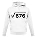 Square Root Birthday 26 unisex hoodie