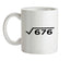 Square Root Birthday 26 Ceramic Mug