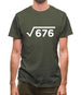 Square Root Birthday 26 Mens T-Shirt