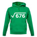 Square Root Birthday 26 unisex hoodie