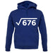 Square Root Birthday 26 unisex hoodie