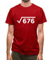 Square Root Birthday 26 Mens T-Shirt