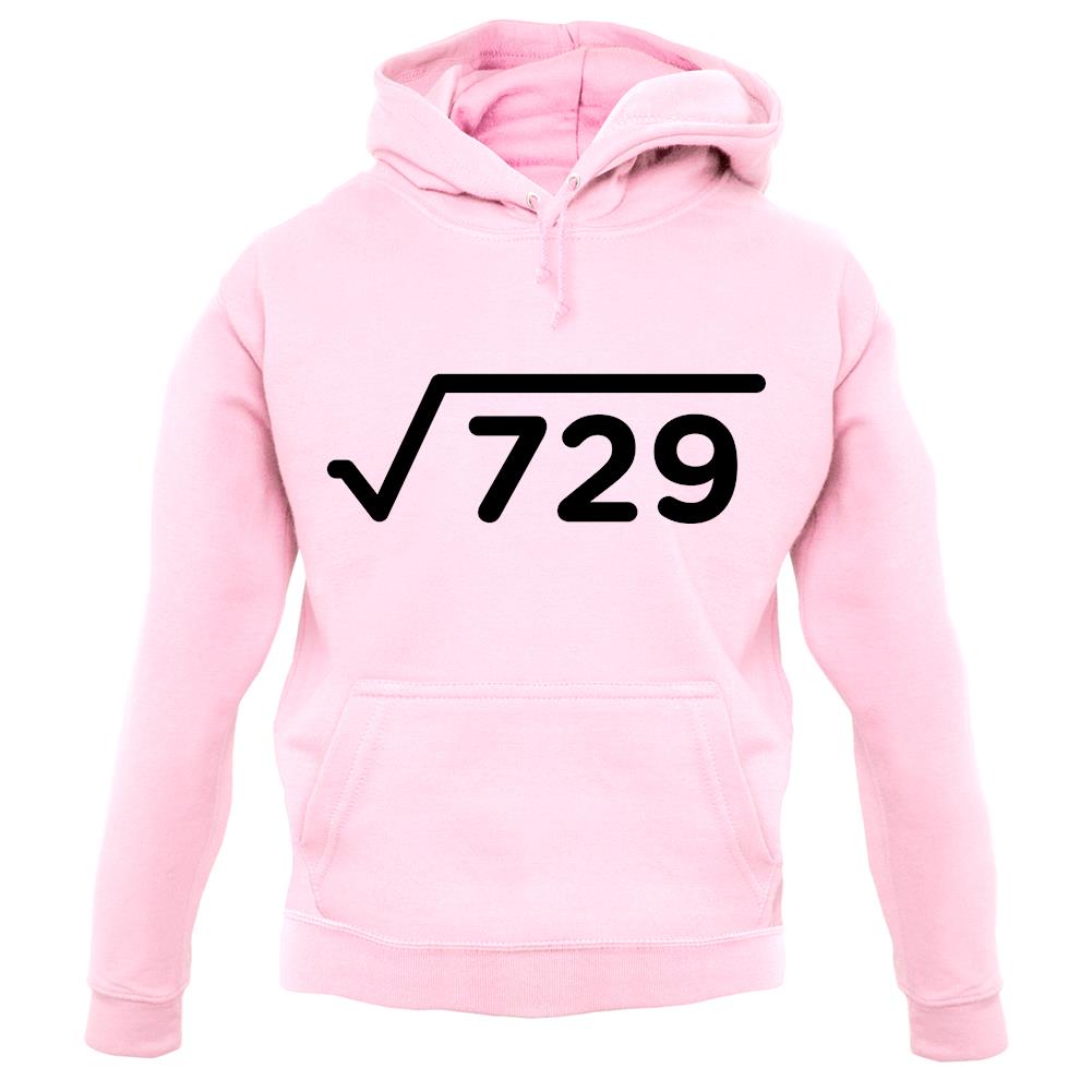 Square Root Birthday 27 unisex hoodie