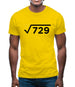 Square Root Birthday 27 Mens T-Shirt