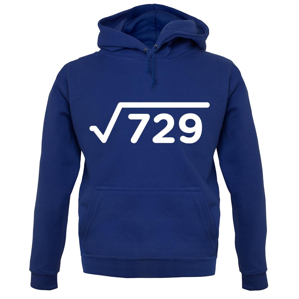 Square Root Birthday 27 unisex hoodie