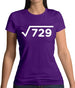 Square Root Birthday 27 Womens T-Shirt