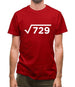 Square Root Birthday 27 Mens T-Shirt