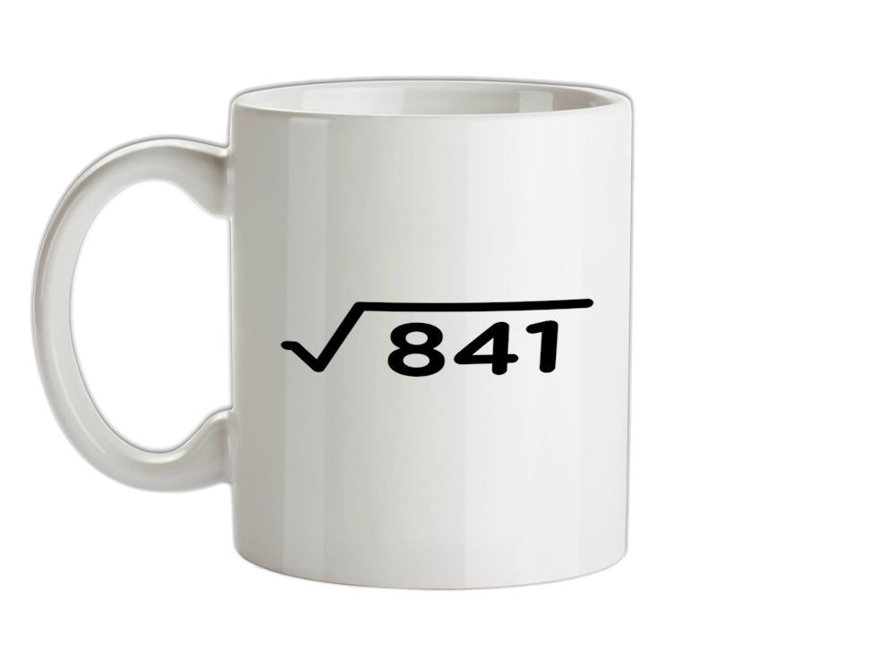 Square Root Birthday 29 Ceramic Mug