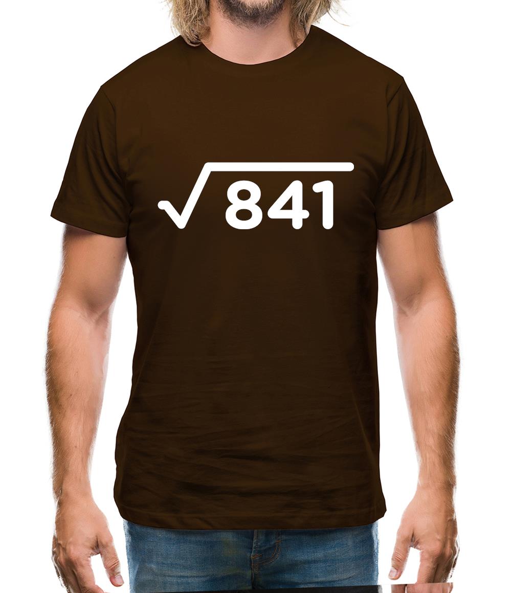 Square Root Birthday 29 Mens T-Shirt