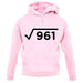 Square Root Birthday 31 unisex hoodie