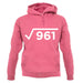 Square Root Birthday 31 unisex hoodie