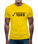 Square Root Birthday 33 Mens T-Shirt