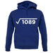 Square Root Birthday 33 unisex hoodie