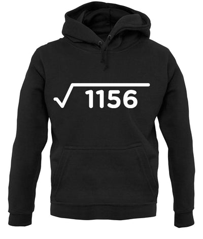 Square Root Birthday 34 unisex hoodie