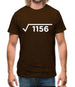 Square Root Birthday 34 Mens T-Shirt