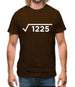 Square Root Birthday 35 Mens T-Shirt