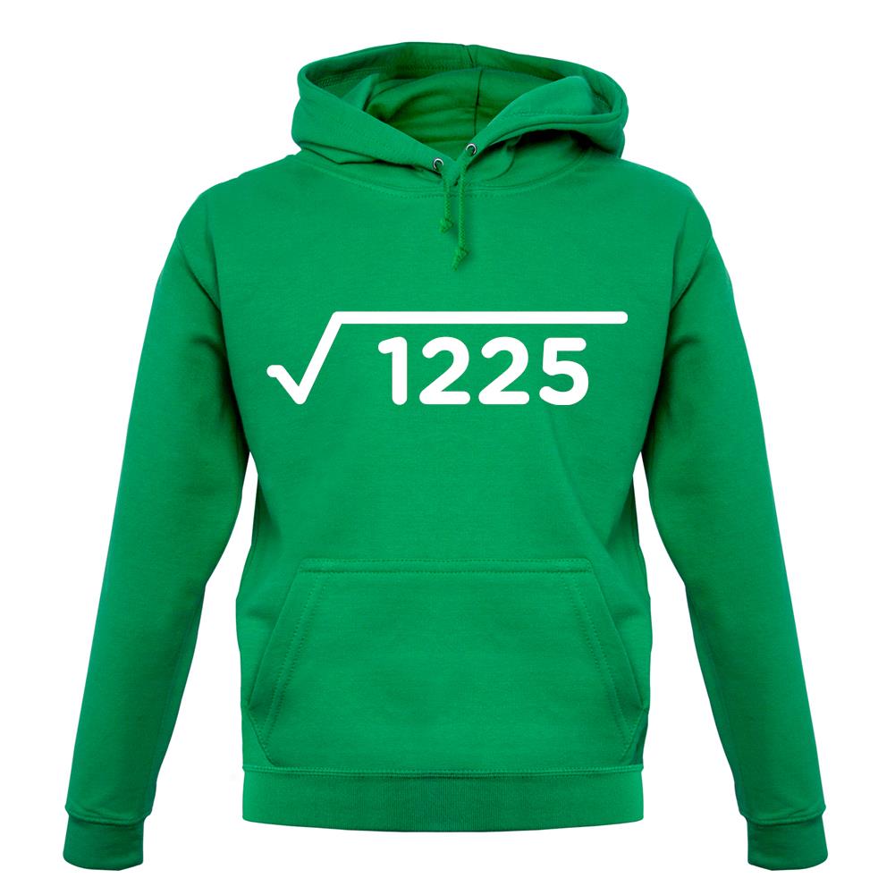 Square Root Birthday 35 unisex hoodie