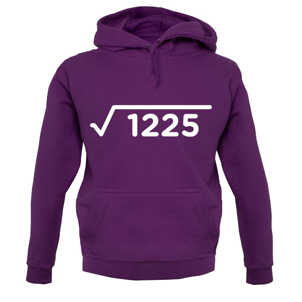Square Root Birthday 35 unisex hoodie