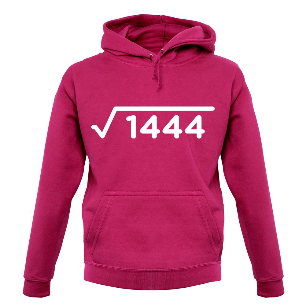 Square Root Birthday 38 unisex hoodie