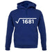 Square Root Birthday 41 unisex hoodie