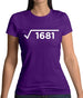 Square Root Birthday 41 Womens T-Shirt