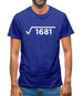 Square Root Birthday 41 Mens T-Shirt