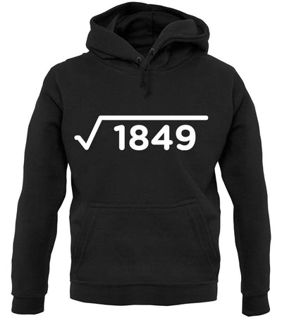 Square Root Birthday 43 unisex hoodie