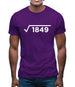 Square Root Birthday 43 Mens T-Shirt