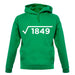 Square Root Birthday 43 unisex hoodie