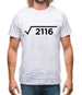 Square Root Birthday 46 Mens T-Shirt