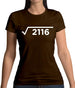 Square Root Birthday 46 Womens T-Shirt