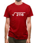 Square Root Birthday 46 Mens T-Shirt