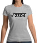 Square Root Birthday 48 Womens T-Shirt