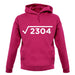 Square Root Birthday 48 unisex hoodie