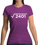 Square Root Birthday 49 Womens T-Shirt