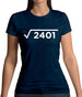 Square Root Birthday 49 Womens T-Shirt