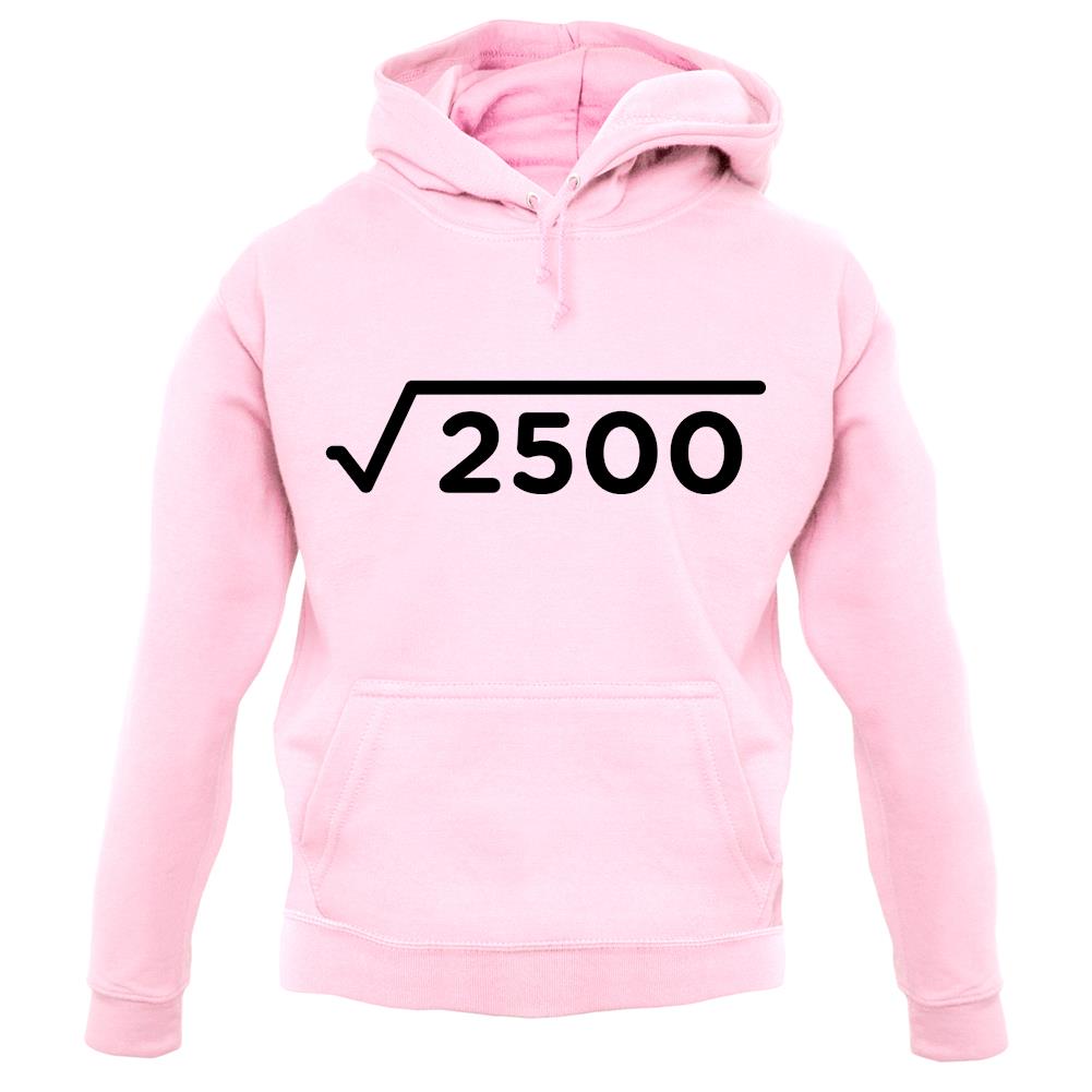 Square Root Birthday 50 unisex hoodie