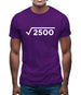 Square Root Birthday 50 Mens T-Shirt
