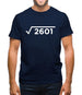Square Root Birthday 51 Mens T-Shirt