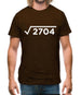 Square Root Birthday 52 Mens T-Shirt