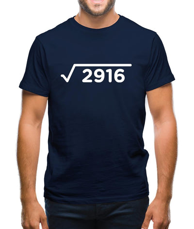 Square Root Birthday 54 Mens T-Shirt