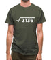 Square Root Birthday 56 Mens T-Shirt
