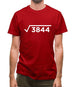 Square Root Birthday 62 Mens T-Shirt