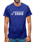 Square Root Birthday 63 Mens T-Shirt