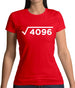 Square Root Birthday 64 Womens T-Shirt