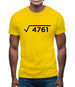 Square Root Birthday 69 Mens T-Shirt