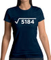 Square Root Birthday 72 Womens T-Shirt