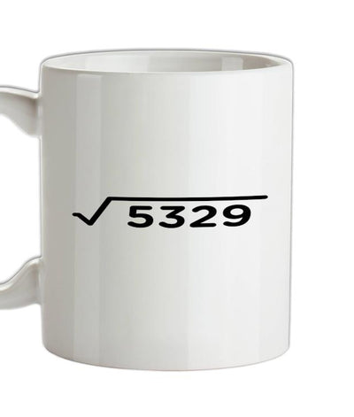 Square Root Birthday 73 Ceramic Mug