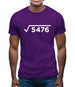 Square Root Birthday 74 Mens T-Shirt