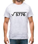 Square Root Birthday 76 Mens T-Shirt